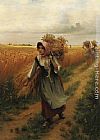 Bringing in the Harvest by Georges Laugee